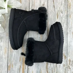 Toddler Cozy Faux Fur Winter Boots Shoes Size 8
