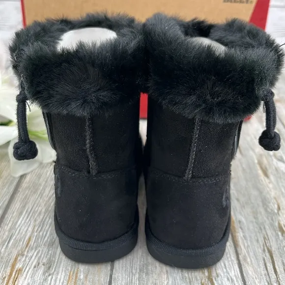 Toddler Cozy Faux Fur Winter Boots Shoes Size 8