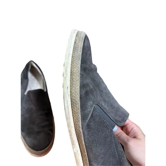 TOD’S Grey Slip On Shoes Size 9