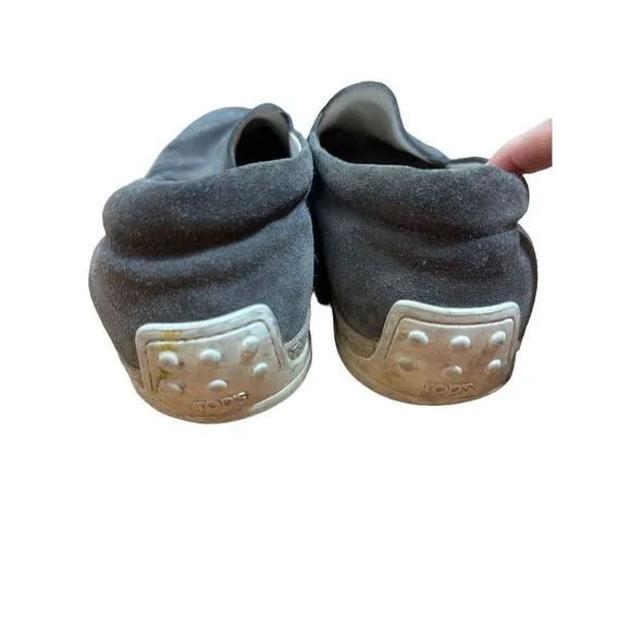 TOD’S Grey Slip On Shoes Size 9