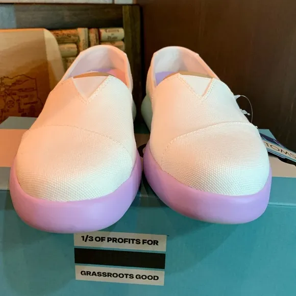 TOMS Alpargata Mallow Ombre Slip-on Shoes Size 8 New
