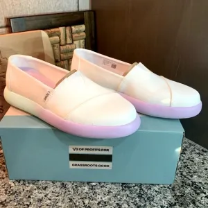 TOMS Alpargata Mallow Ombre Slip-on Shoes Size 8 New