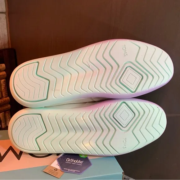 TOMS Alpargata Mallow Ombre Slip-on Shoes Size 8 New