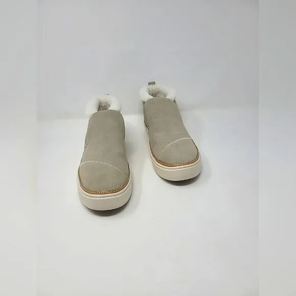 TOMS Paxton Slip On  Womens Green Sneakers Casual Shoes 10015782 Size 7.5