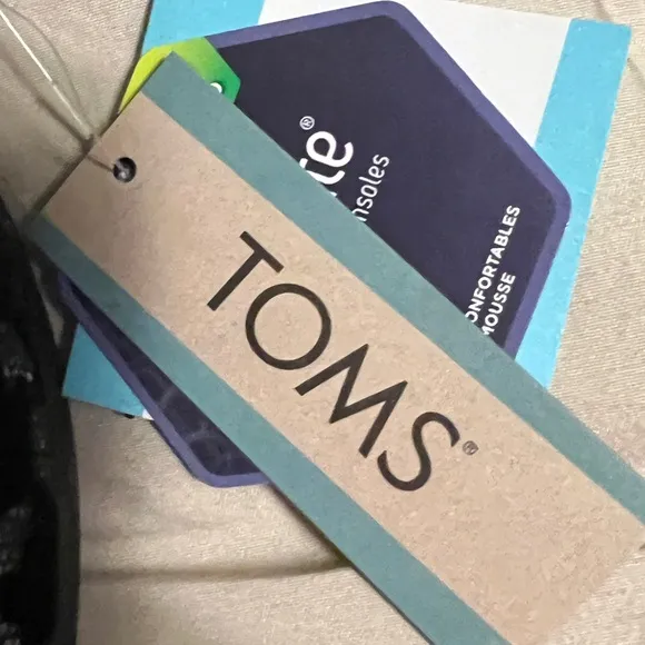 TOMS Women's Black Slip-On Shoes