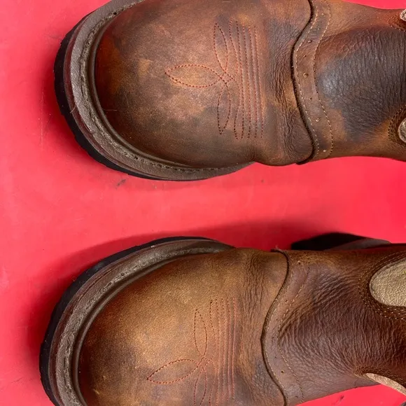 Tony Lama men 11 steel toe waterproof cowboy boots