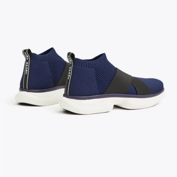Tory Burch Bubble Sock Sneakers in Navy sz 6.5