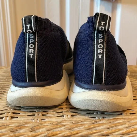 Tory Burch Bubble Sock Sneakers in Navy sz 6.5