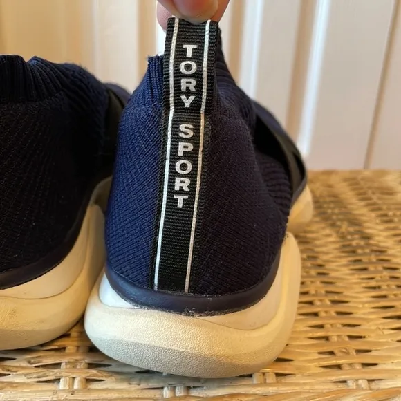 Tory Burch Bubble Sock Sneakers in Navy sz 6.5
