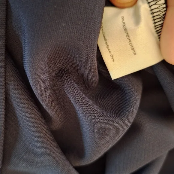 Tory Burch navy blue Flinnia knee length sleeveless shift dress M