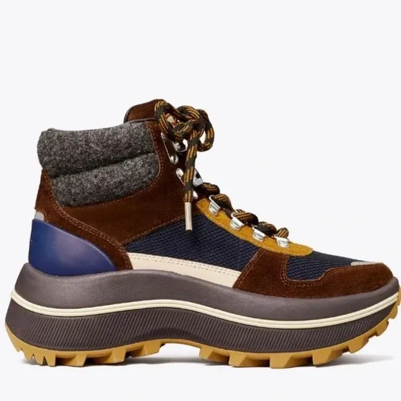 Tory Burch NIB Adventure Hiker Boots (8)
