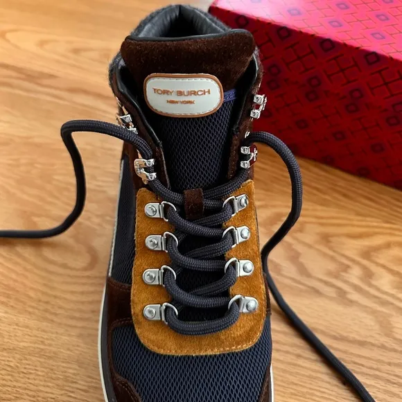 Tory Burch NIB Adventure Hiker Boots (8)