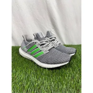 TRIED ON Adidas UltraBOOST 4.0 Men's Running Gray Green Shock Lime F35235