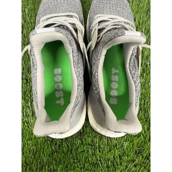 TRIED ON Adidas UltraBOOST 4.0 Men's Running Gray Green Shock Lime F35235
