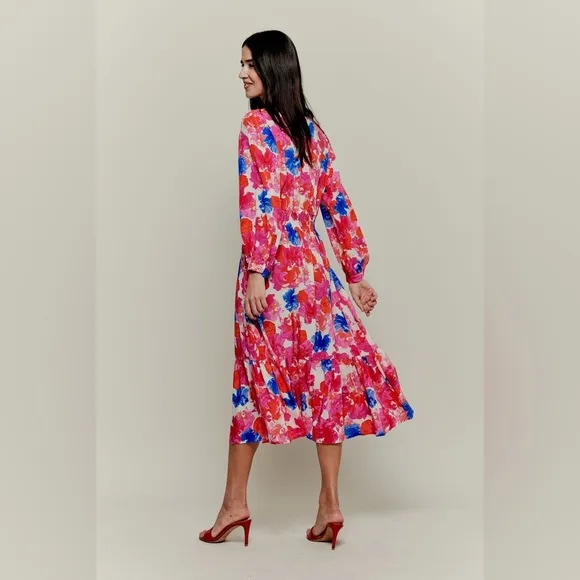 Tucker NYC Juliette DressElla's Pink Bouquets