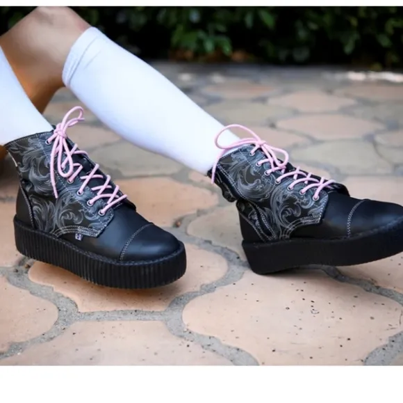 T.U.K. X SuicideGirls Viva Mondo Boots
