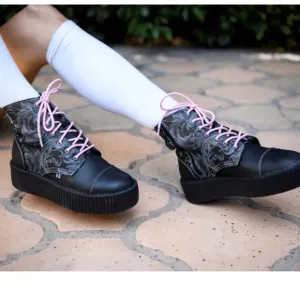 T.U.K. X SuicideGirls Viva Mondo Boots