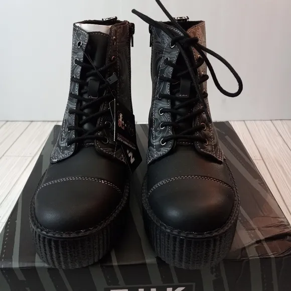 T.U.K. X SuicideGirls Viva Mondo Boots