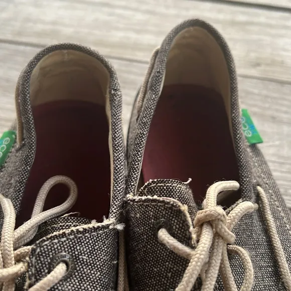 TWISTED X Men's Driving Moc Boat Shoes Eco Dust Size 8