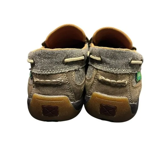 Twisted X Men’s Slip-On Driving MOC Shoes  MDMS012 Size 11 M