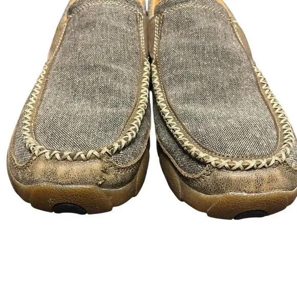 Twisted X Men’s Slip-On Driving MOC Shoes  MDMS012 Size 11 M