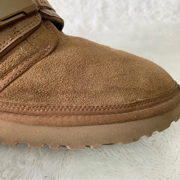 UGG 1118570 Men's Chestnut Brown Neumel SnapBack Tan Suede Boots Size 10