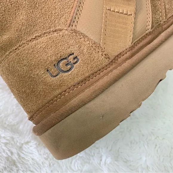 UGG 1118570 Men's Chestnut Brown Neumel SnapBack Tan Suede Boots Size 10