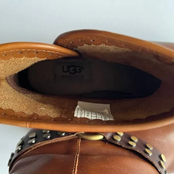 UGG Australia Darling Harness Women's Ankle Boot Whiskey Brown Size 6
