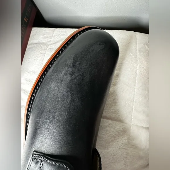 UGG Australia Graham Black Leather Monk Strap Boots