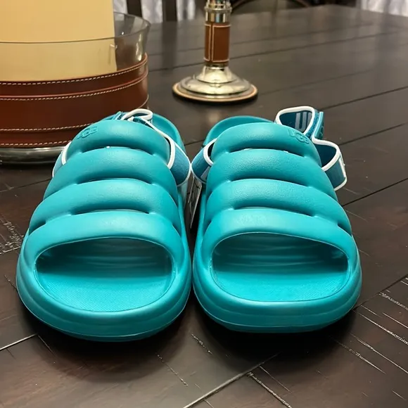 Ugg Australia Sport Yeah Slides Sandals Shoes New Teal Women’s Size 9