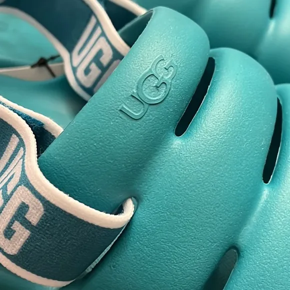 Ugg Australia Sport Yeah Slides Sandals Shoes New Teal Women’s Size 9