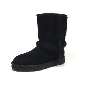 UGG Carter Boots -Water Resistant Black Suede -US 7 -NEW