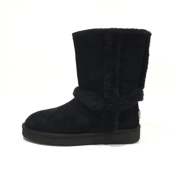 UGG Carter Boots -Water Resistant Black Suede -US 7 -NEW