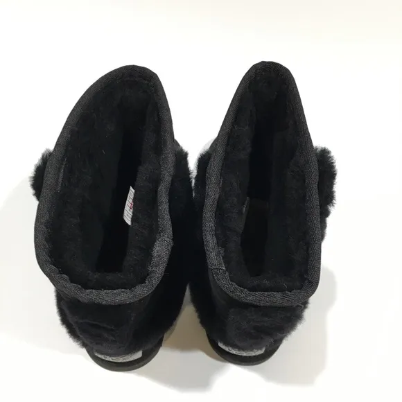 UGG Carter Boots -Water Resistant Black Suede -US 7 -NEW