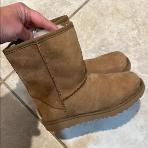 Ugg Chestnut Tan Classic Waterproof Suede Boots 1 Kids Uggs