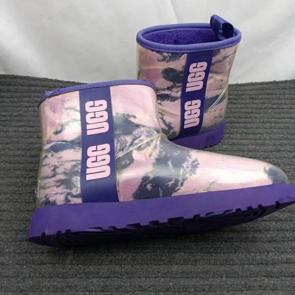 UGG Classic Clear Marble Women Mini Boot Purple