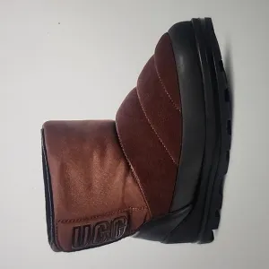 UGG CLASSIC KLAMATH MINI SUEDE TEXTILE WATERPROOF BURNT CEDAR SIZE 8