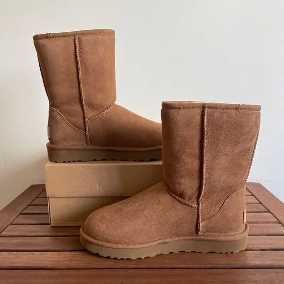 UGG Classic Short II Boots Chestnut USA Women Size 6/UK 4/EU 37