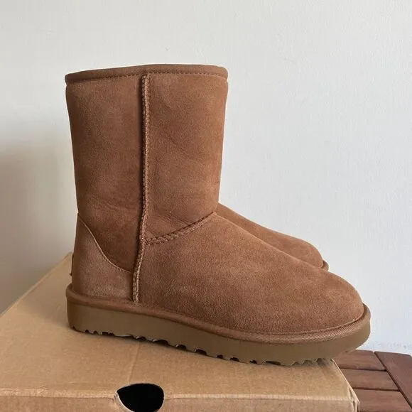 UGG Classic Short II Boots Chestnut USA Women Size 6/UK 4/EU 37