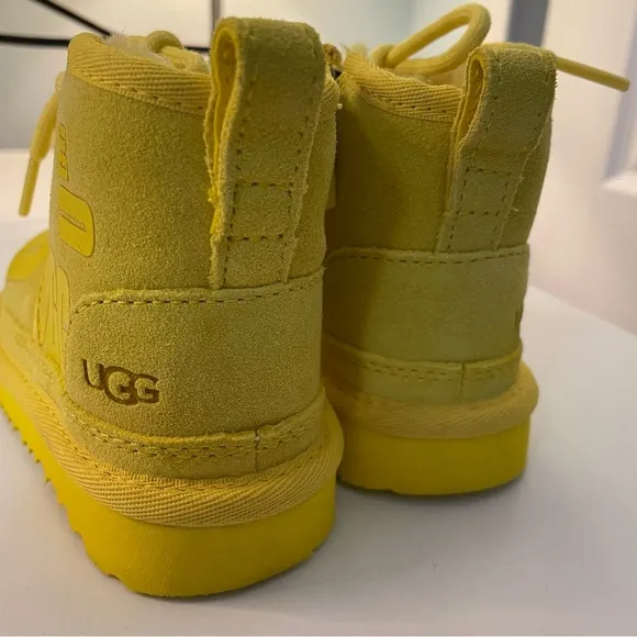 UGG Classic Toddler Neumel II Suede Boots Samba Yellow Winter Wool Chukka Kids 7