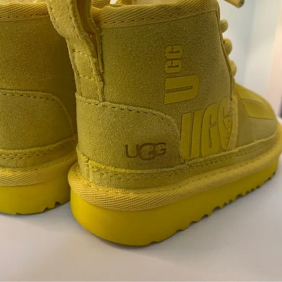UGG Classic Toddler Neumel II Suede Boots Samba Yellow Winter Wool Chukka Kids 7