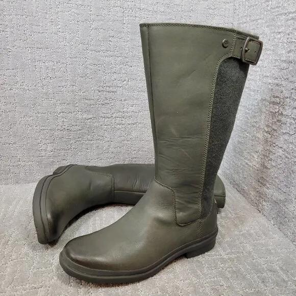 UGG Janina Women's Size 6 US Olive Green Knee High Waterproof Rain Boots 1017387