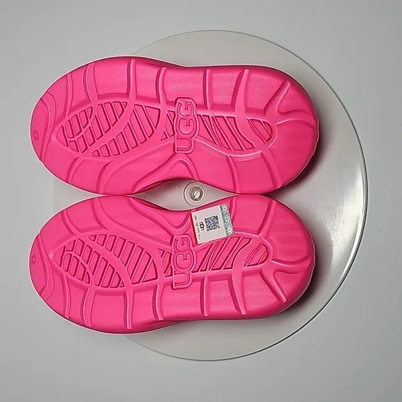 UGG K Sport Yeah Clogs Shoes Water Resistant 1133771 Taffy Pink Little Girl 1