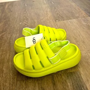 UGG Key Lime T Sport yeah Slides Sandal size 11 and 12 kids size available New