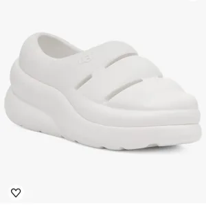 UGG Kids' Sport Yeah Clog White Size Youth 2 Unisex New without Tag.