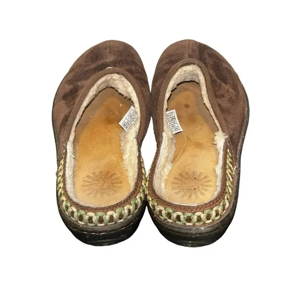 UGG Kohala chocolate brown suede clog slip on shoes