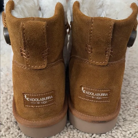 Ugg Koolaburra Michon Mini Suede Ankle Boots Shoes