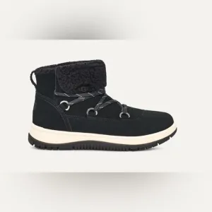 UGG Lakeside Heritage Lace Sneaker Boots Waterproof Suede Black 9