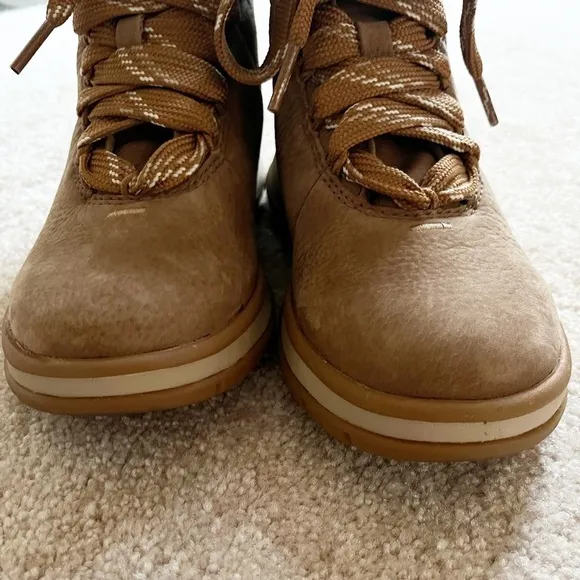 Ugg Lakesider Ankle Sneaker Boots in Chesnut Leather Sz 5