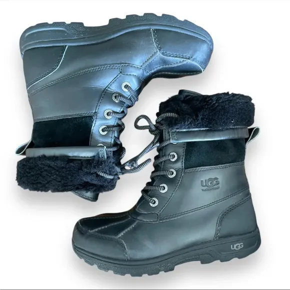 UGG little Kids Butte II waterproof winter Boots unisex size 2